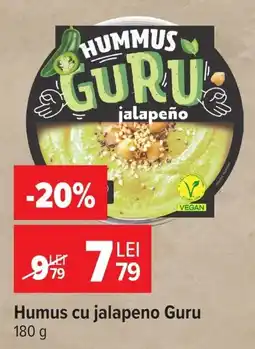 Carrefour Market Humus cu jalapeno Guru Ofertă
