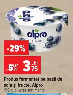 Carrefour Market Produs fermentat pe bază de soia şi fructe, Alpro Ofertă