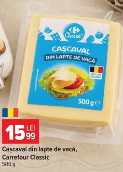 Carrefour Market Caşcaval din lapte de vacă, Carrefour Classic Ofertă
