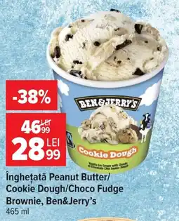 Carrefour Market Îngheţată Peanut Butter/ Cookie Dough/Choco Fudge Brownie, Ben&Jerry's Ofertă
