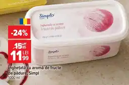 Carrefour Market Inghețată cu aromă de fructe de pădure, Simpl Ofertă
