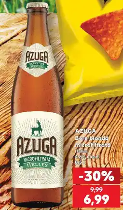 Kaufland AZUGA Bere blondă microfiltrată Helles Ofertă