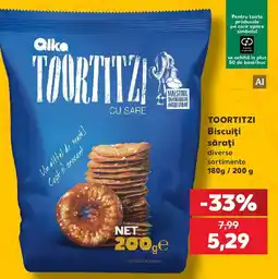 Kaufland TOORTITZI Biscuiţi săraţi Ofertă