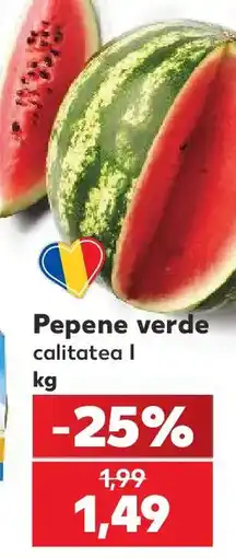 Kaufland Pepene verde Ofertă