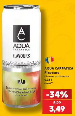 Kaufland AQUA CARPATICA Flavours Ofertă