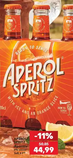 Kaufland Aperol spritz aperitiv Ofertă