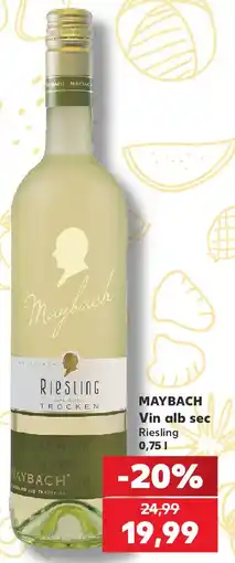 Kaufland MAYBACH Vin alb sec Ofertă