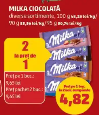 MILKA CIOCOLATĂ