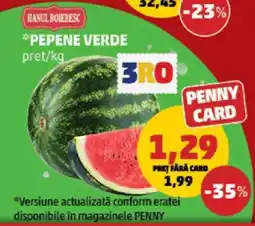 Penny Pepene verde Ofertă