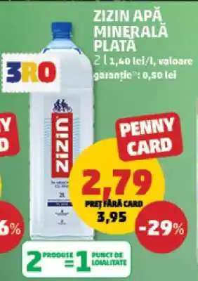 ZIZIN Apă minerală plată