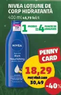 Penny NIVEA Loțiune de Corp Hidratantă Ofertă