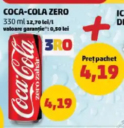 Penny Coca-Cola zero Ofertă