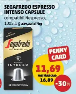 Penny SEGAFREDO ESPRESSO INTENSO CAPSULE Ofertă