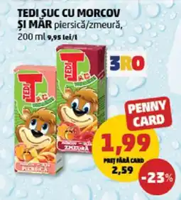 Penny TEDI SUC CU MORCOV ȘI MĂR Ofertă