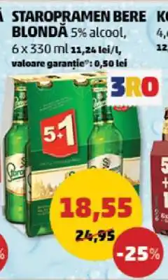 Penny STAROPRAMEN Bere blondă Ofertă