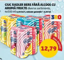 Penny CIUC Radler Bere Fără Alcool cu Aromă Fructe Ofertă