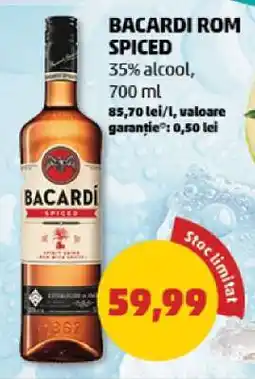 Penny BACARDI ROM SPICED Ofertă