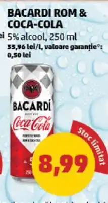 Penny BACARDI ROM & COCA-COLA Ofertă
