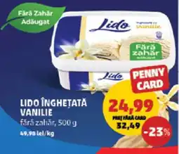 Penny Lido Înghețată Vanilie Ofertă