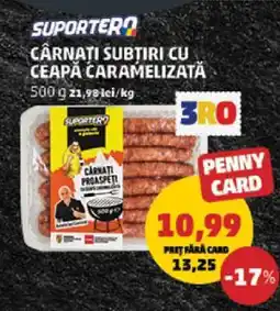 Penny Cârnați subțiri cu ceapă caramelizată Ofertă