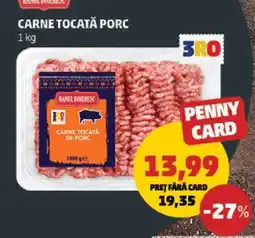 Penny Carne Tocată Porc Ofertă