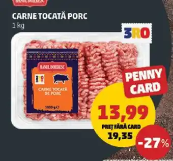 Penny Carne Tocată Porc Ofertă