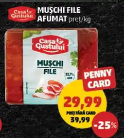Penny Muschi file afumat Ofertă