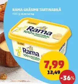 Penny Rama Grăsime Tartinabilă Ofertă
