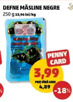 Penny DEFNE MĂSLINE NEGRE Ofertă