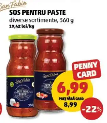 Penny Sos pentru paste Ofertă