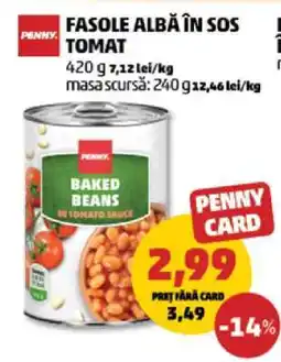 Penny Fasole albă în sos tomat Ofertă