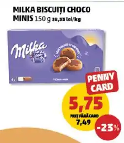 Penny Milka Biscuiți Choco Minis Ofertă
