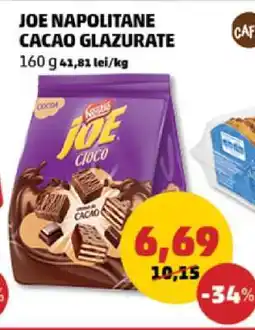 Penny JOE Napolitane Cacao Glazurate Ofertă