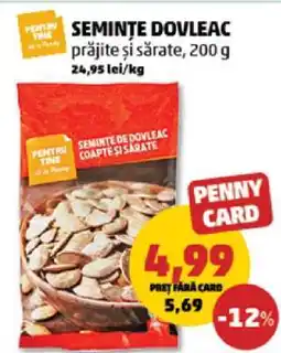 Penny Semințe dovleac Ofertă