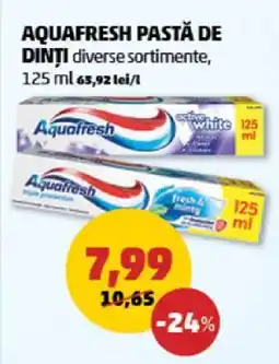 Penny AQUAFRESH Pastă de dinți Ofertă