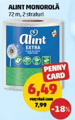 Penny ALINT MONOROLĂ Ofertă
