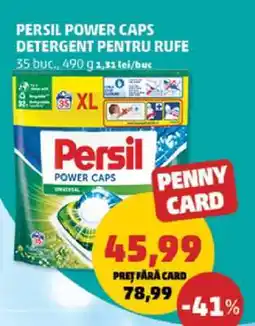 Penny PERSIL POWER CAPS DETERGENT PENTRU RUFE Ofertă
