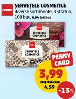 Penny Șervețele cosmetice Ofertă