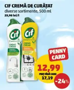 Penny Cif Cremă de Curățat Ofertă