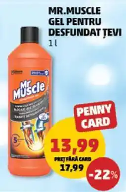 Penny Mr.MUSCLE Gel pentru desfundat țevi Ofertă