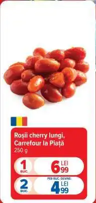 Carrefour Roșii cherry lungi, Carrefour la Piață Ofertă