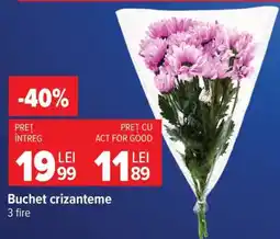 Carrefour Buchet crizanteme Ofertă