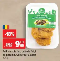 Carrefour Felii de soia în crustă de fulgi de porumb, Carrefour Classic Ofertă