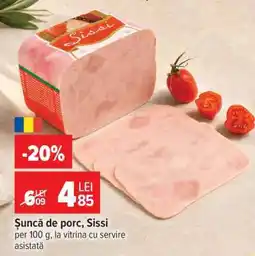 Carrefour Șuncă de porc Sissi Ofertă
