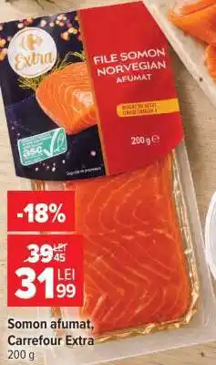 Carrefour File Somon Norvegian Afumat Ofertă