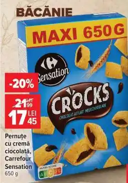 Carrefour Carrefour Sensation Pernuțe cu cremă ciocolată Ofertă