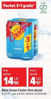Carrefour Bere Ursus Cooler fără alcool Ofertă
