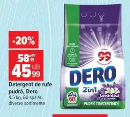 Carrefour Detergent de rufe pudră Dero Ofertă