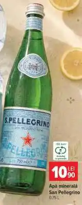 Carrefour Apă minerală San Pellegrino Ofertă