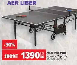 Carrefour Masă Ping Pong exterior, Top Life Ofertă